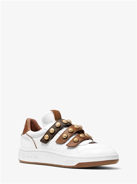 Gertie Studded Leather Sneaker 